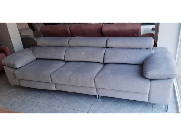 sofa lineal tres asientos a medida
