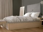 canapé abatible de madera tapa tapizada 3D portería sujeta colchón melaminas de calidad